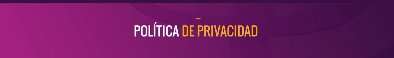 Banner politica de privacidad